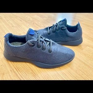 Like New Mens Allbirds Outdoor Voices Navy Wool Runner Size 9